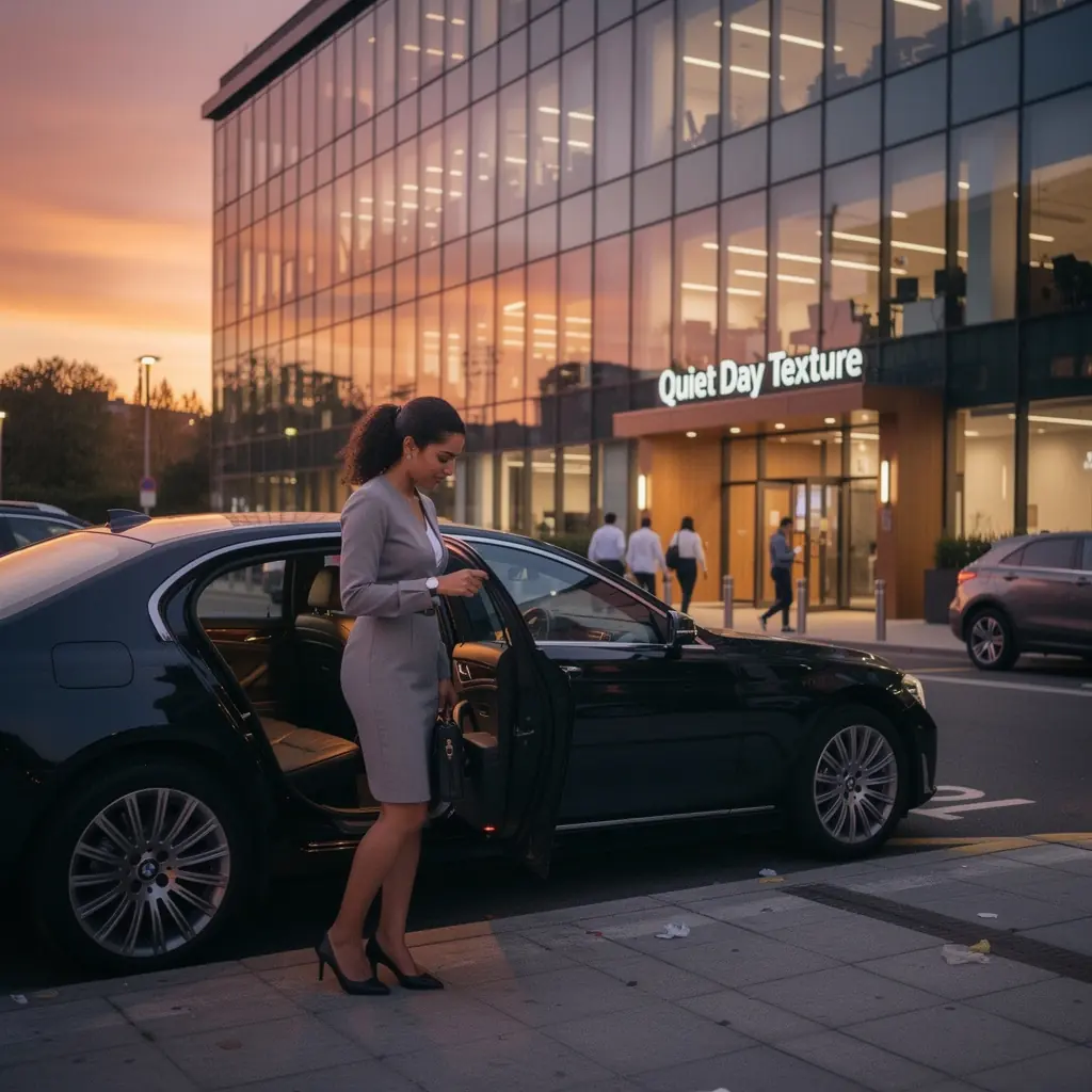 Zadowolony klient odbierający dokumenty związane z nowym ubezpieczeniem samochodu.